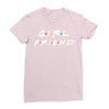girlfriend friends tv show parody Ladies Fitted T-Shirt