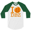 i love dbz 3/4 Sleeve Shirt
