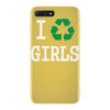 i recycle girls slogan text funny baseball jersey iPhone 7 Plus Case