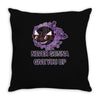 rick gastly Throw Pillow