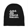a litle life book white logo Baby Beanies