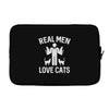 real men love cats (2) Laptop sleeve