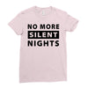 No More Silent Nights Ladies Fitted T-Shirt