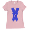 jake paul x blue Ladies Fitted T-Shirt