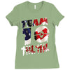 Team 10 America New Design Ladies Fitted T-Shirt