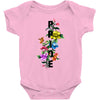 Pride Floral LGBT Colors Baby Bodysuit