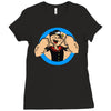 popeye le marin Ladies Fitted T-Shirt