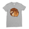 pancake pug Ladies Fitted T-Shirt