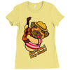 keep calm and play music Ladies Fitted T-Shirt