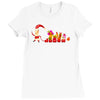 when xmas Ladies Fitted T-Shirt