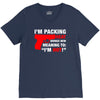 packing heat   i'm hot V-Neck Tee