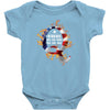 American Flag Q Fire Baby Bodysuit
