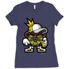 hop hop bear Ladies Fitted T-Shirt