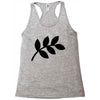 daun hitam Racerback Tank