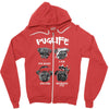pug life Zipper Hoodie