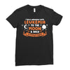 I Love Someone with Leukemia Cancer to The Moon and Back to Infinity Ladies Fitted T-Shirt