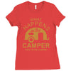 what happens in camper Ladies Fitted T-Shirt