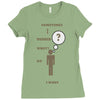 moment of thought Ladies Fitted T-Shirt