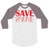 save red 3/4 Sleeve Shirt