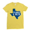 tejanos for beto Ladies Fitted T-Shirt