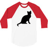 cat black had 3/4 Sleeve Shirt