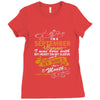 I'm a september woman I was born with my heart Ladies Fitted T-Shirt