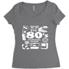 80s survival guide cassette high Women's Triblend Scoop T-shirt