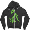 351 stab Zipper Hoodie