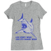 live every week like its shark week Ladies Fitted T-Shirt