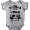 Super Cool Granddad Of A Freaking Awesome Grandson Baby Onesie