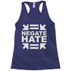 negate hate Racerback Tank