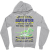mess with my daughter and from a place Zipper Hoodie