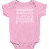Ugly X Mas Design Baby Onesie