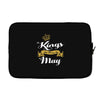 kings are born in may Laptop sleeve
