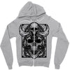 skull Zipper Hoodie