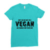Don't Ask Me Why I'm A Vegan Ask Yourself Why You're Not Ladies Fitted T-Shirt