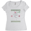neverending christmas Women's Triblend Scoop T-shirt