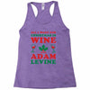 all i want for christmas is wine and adam levine Racerback Tank