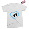 Baby Boy with Heart Any Name Customized Exclusive T-shirt