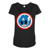 angry captain Maternity Scoop Neck T-shirt