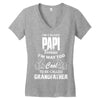 I'm Called Papi Because  I'm Way Too Cool To Be Called Grandfather Women's V-Neck T-Shirt