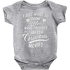 drink wine &amp; watch christmas movies Baby Bodysuit