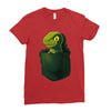 pocket raptor Ladies Fitted T-Shirt