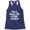don't scare me Racerback Tank