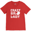 crazy bird lady V-Neck Tee