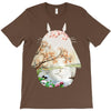 Totoro With Japanese Landscape T-Shirt