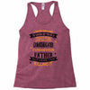 Super Cool Granddaughter Of A Freaking Awesome Father Racerback Tank