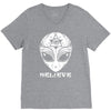 alien believe V-Neck Tee