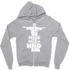 jesus wants a hug Zipper Hoodie
