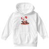 happy halloween clown Youth Hoodie